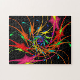Feuerwerk-Fraktal-Kunst-Puzzlespiel Puzzle
