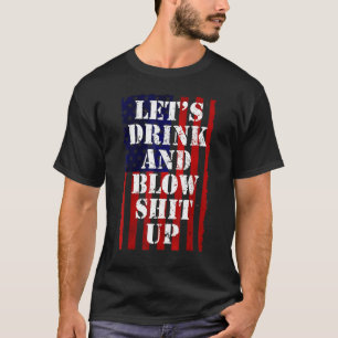 Feuerwerk für Männer Frauen Tag trinken 4. Juli T-Shirt
