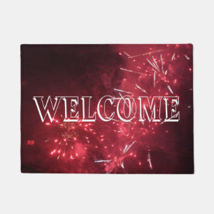 Feuerwerk Fußmatte