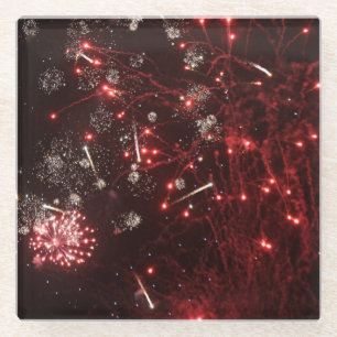 Feuerwerk Getränkeuntersetzer