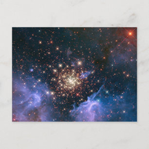 Feuerwerk im Weltraum Postkarte