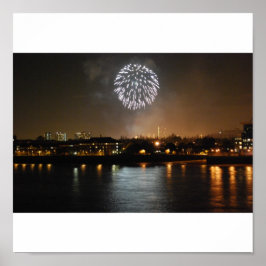 Feuerwerk in London Poster