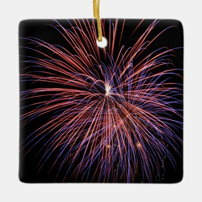 Feuerwerk Keramikornament (Vorderseite)