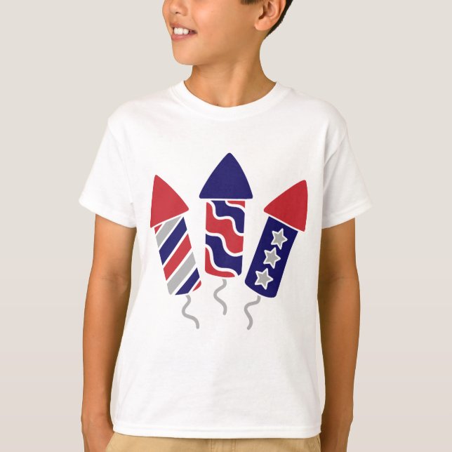 Feuerwerk Kinder T-Shirt (Vorderseite)