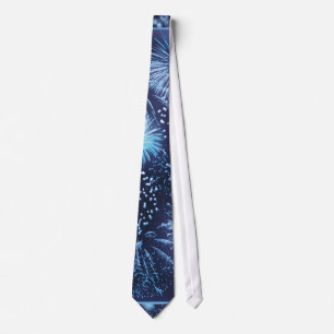 Feuerwerk-Krawatten des neuen Jahres - Unisex Krawatte