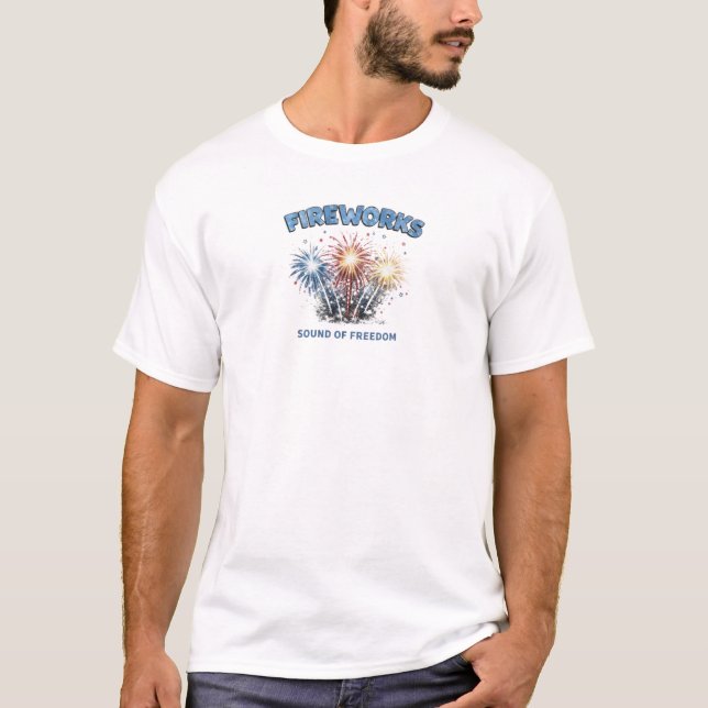 Feuerwerk Manager | Lustiger 4. Juli T-Shirt (Vorderseite)