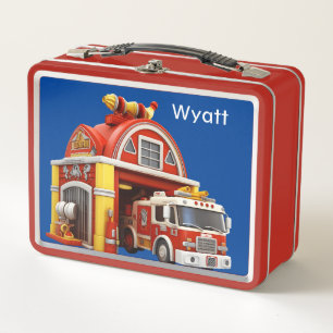 Feuerwerk Metall Brotdose