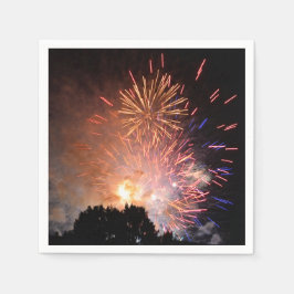 Feuerwerk Papier Napkin Serviette