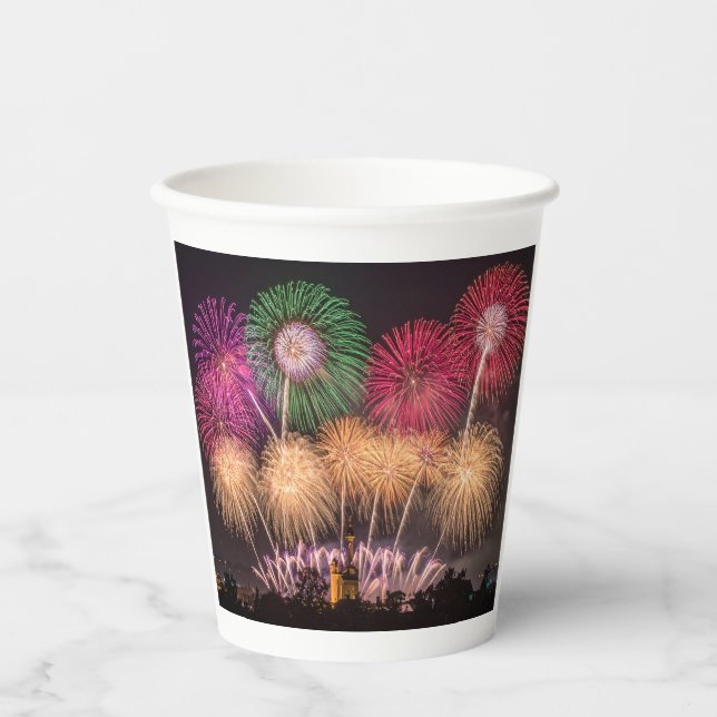 Feuerwerk Pappbecher (Vorderseite)