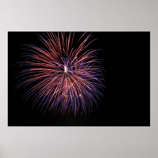 Feuerwerk-Poster Poster (Vorne)