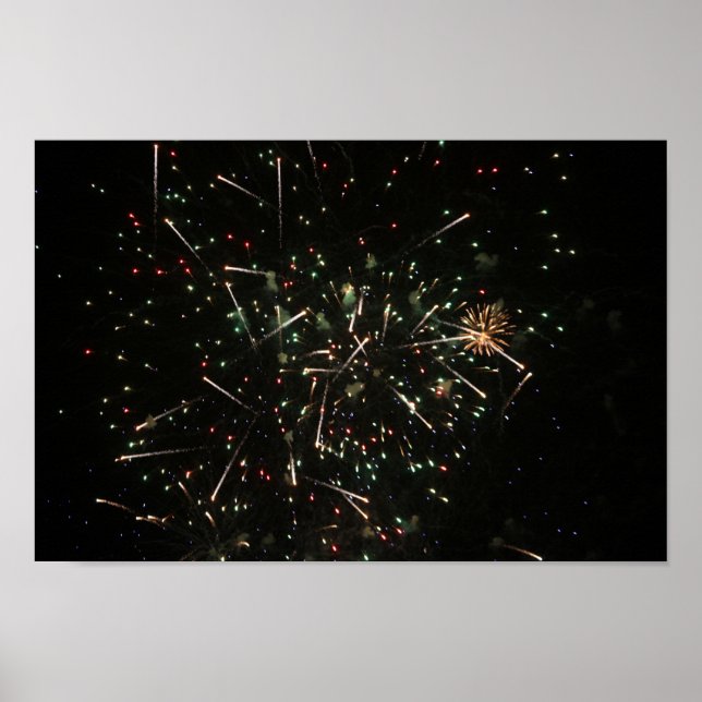 Feuerwerk-Poster Poster (Vorne)
