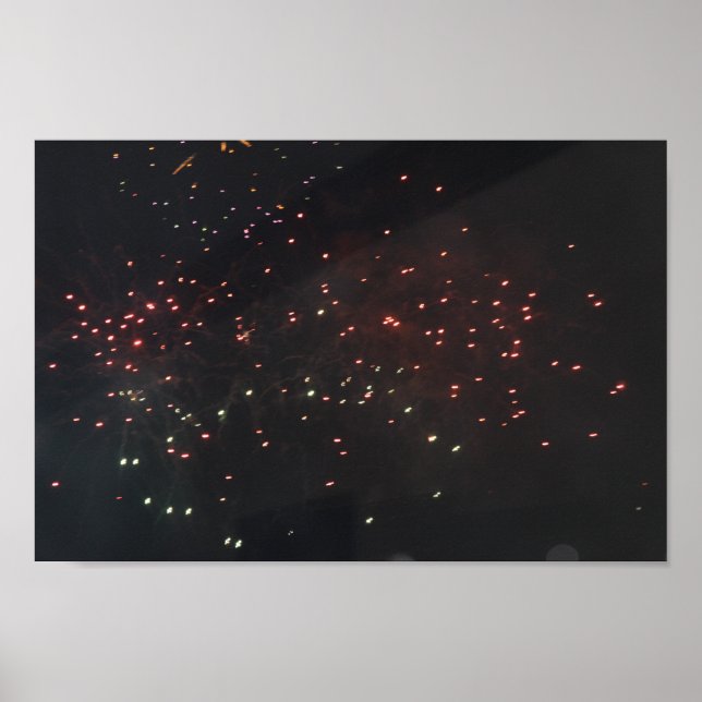 Feuerwerk-Poster Poster (Vorne)