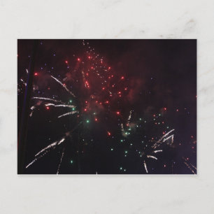 Feuerwerk Postkarte