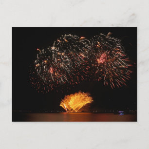 Feuerwerk Postkarte