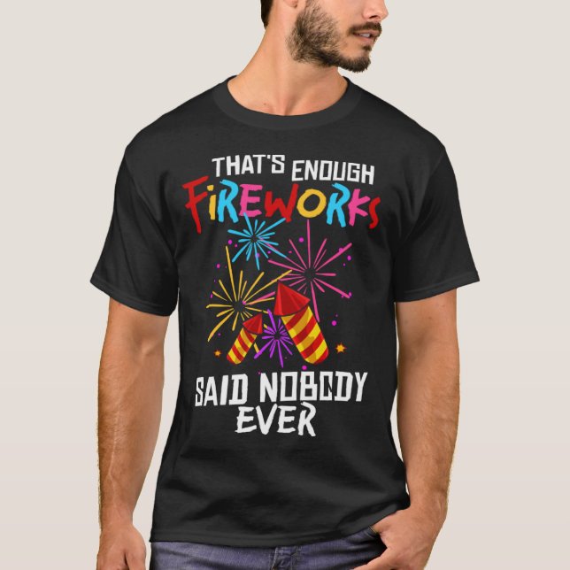 Feuerwerk Pyrotechniker Pyrotechniker Pyro T-Shirt (Vorderseite)