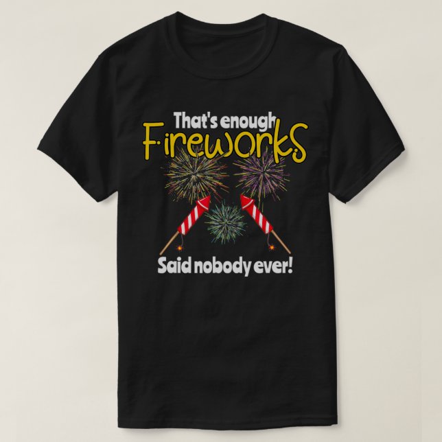 Feuerwerk Pyrotechnisches Geschenk Pyrotechniker P T-Shirt (Design vorne)