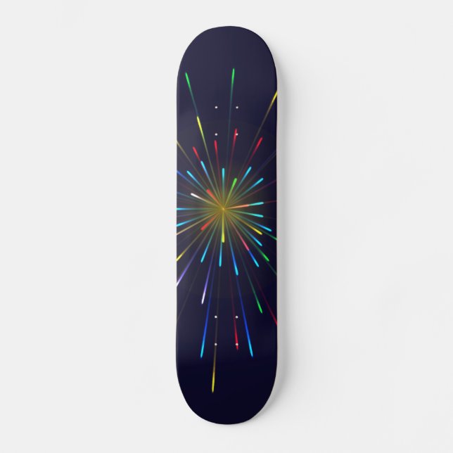 Feuerwerk Skateboard (Vorderseite)