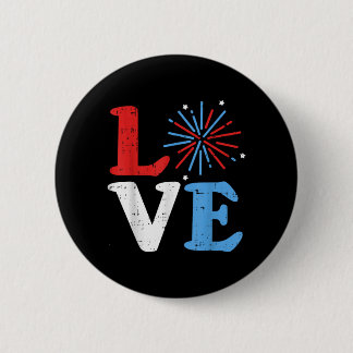 Feuerwerk Unabhängigkeitstag 4. Juli-Parade Button
