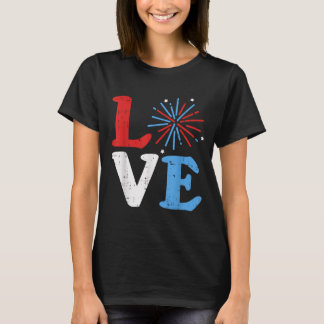 Feuerwerk Unabhängigkeitstag 4. Juli-Parade T-Shirt