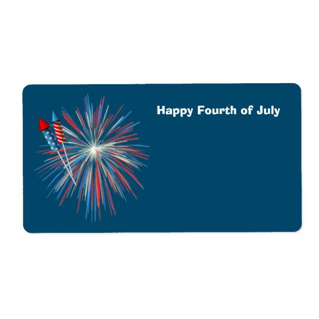 Feuerwerk und Raketen am 4. Juli animiert (Vorne)