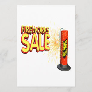 Feuerwerk-Verkauf Einladung