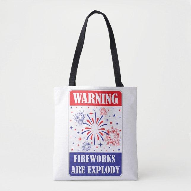 Feuerwerk-Warnschild (Vorderseite)