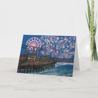 Feuerwerke auf den Visitenkarten Karte