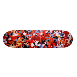 FEUERWERKE! (ein abstrakter Kunstentwurf) ~ Skateboard
