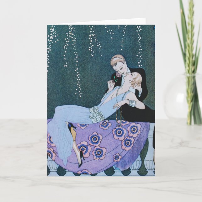 Feuerwerke in der Paris-Kunst-Deko-Gruß-Karte Karte (Vorderseite)