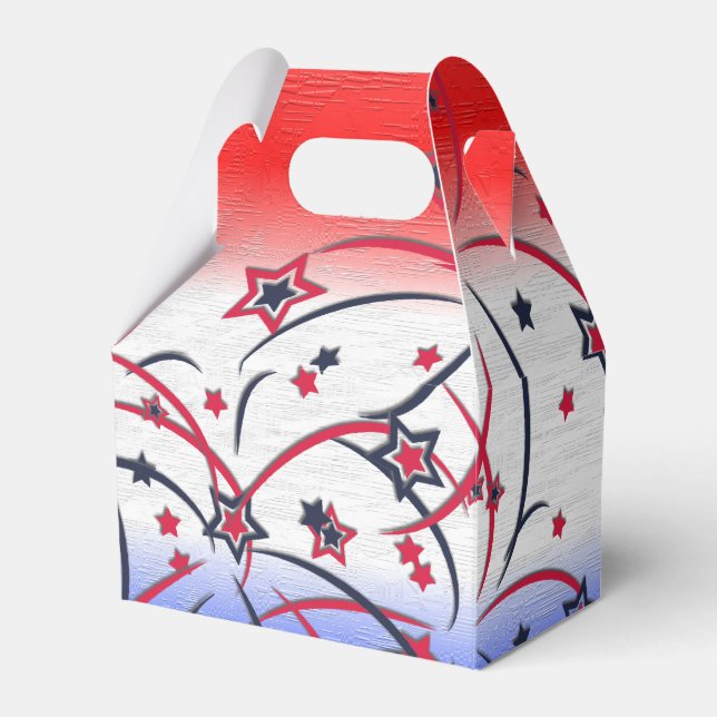 Feuerwerke in Red White Blue Geschenkschachtel (Vorderseite)