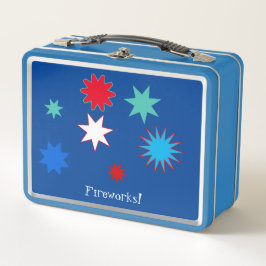 Feuerwerke! Metall Brotdose