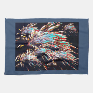 Feuerwerke über dem Mt. Olivet Geschirrtuch