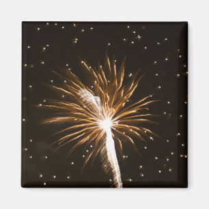 Feuerwerke zeigen auf Savannah River an Magnet