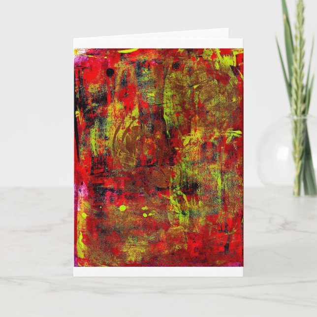 Feuerwerks-Graffiti Karte (Vorderseite)