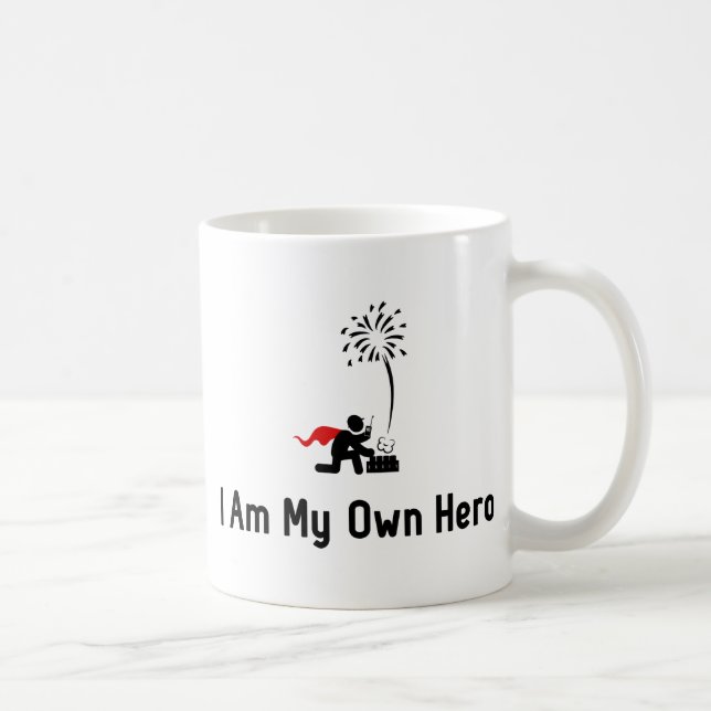 Feuerwerks-Held Kaffeetasse (Rechts)