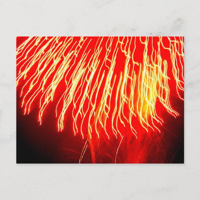 Feuerwerks-Postkarte Postkarte (Vorderseite)