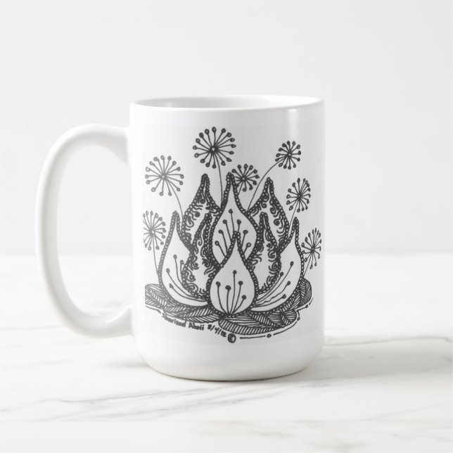 Feuerwerks-Teich-Lilie Tasse (Links)