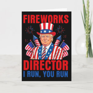 Feuerwerksdirektor I Lauf Du Lauf Lustig Trump Karte
