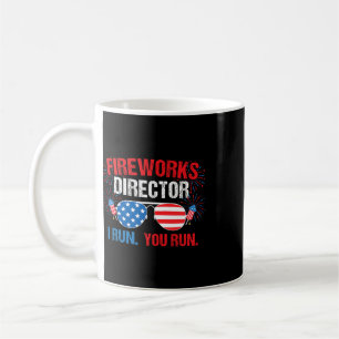 Feuerwerksdirektor I Lauf. Du läufst. 4. Juli Kaffeetasse