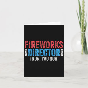 Feuerwerksdirektor I leite Du leitest 4. Juli Shir Karte