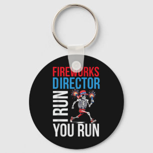 Feuerwerksdirektor I Run You Run 4. Juli Für M Schlüsselanhänger