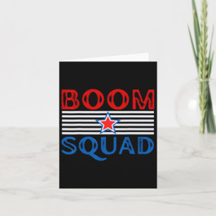 Feuerwerksdirektor Lustig 4. Juli Boom Squad. 1 Karte