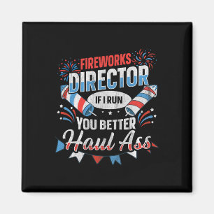 Feuerwerksdirektor Lustiger 4. Juli Magnet
