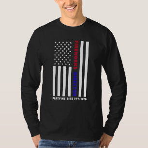 Feuerwerksdirektor Partying like's 1776 USA T-Shirt