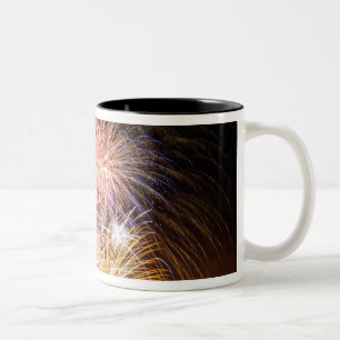 Feuerwerksexplosion Zweifarbige Tasse