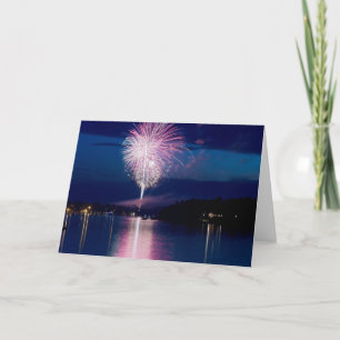 Feuerwerksfeier am East Gull Lake Karte