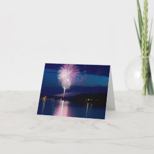 Feuerwerksfeier am East Gull Lake Karte