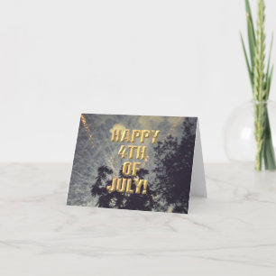 Feuerwerkskarte 19 4. Juli Karte