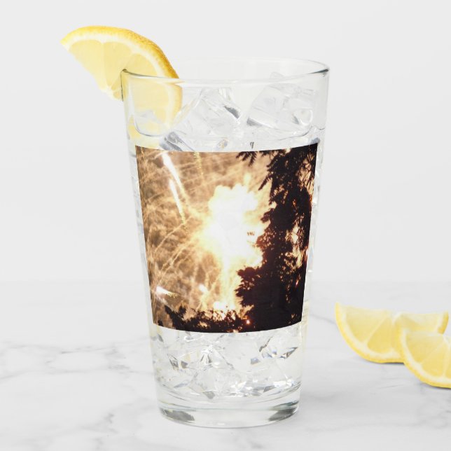 Feuerwerkskörper 15 Glasklumpen Glas (Vorderseite Ice)