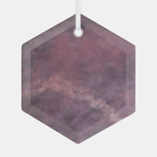 Feuerwerkskörper 16 Hexagon-Ornament aus Glas Ornament Aus Glas